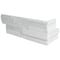 Msi Arctic White 3D Ledger Corner 6 in.  X 18 in.  Honed Marble Wall Tile, 6PK ZOR-PNL-0111 - alternate 1